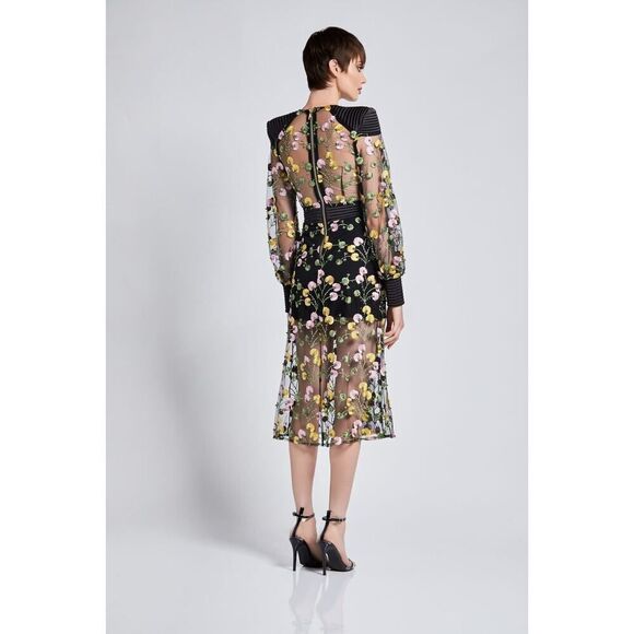 Zhivago WHITE RABBIT FLORAL DRESS size 2 - Picture 4 of 12